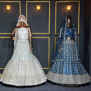 Net Choli con Heavy Dori Work Mirror Shisha Detailing y Jarkan Stone Elegance Disponible en 10 diseños y 20 colores - Product Image 1