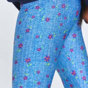 Leggings taille haute 100% coton pour femmes sublimés couleur unie Fitness Yoga Gym Sport Run décontracté Style d'été Leggings grande taille - Product Image 2