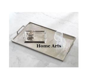 Bandeja de Servicio de Alimentos de Aluminio Martillado, la Mejor Calidad, Color Plateado, Bandeja para Servir Chocolates, Más Vendida - Product Image 3