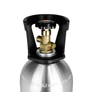 Cilindro de gas de aluminio de 10 lb (6.9 kg) para CO2, tanque para sistema de bebidas tipo Kegerator, válvula CGA320 - Product Image 5