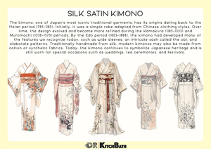 Kimono en satin de soie de mûrier 22 25 30 Momme 6A personnalisable OEM élégant luxe perlé Floral été géométrique solide thermique - Product Image 5