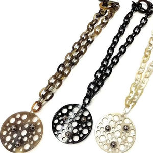 Corne Buffle Ox Pour Fille Nouveau Style Corne Naturelle Dernière Conception Meilleur Prix Véritable Corne De Buffle Collier Produit De Qualité Supérieure - Product Image 1