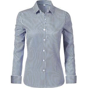 Chemise à manches longues à carreaux avec fermeture à boutons, coupe classique, vintage, marque privée, logo personnalisé, 100% coton respirant, été, bureau - Product Image 1