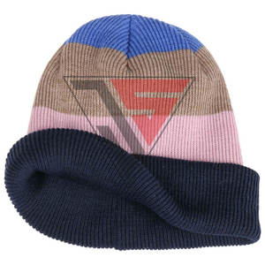 Bonnet Benny multicolore en tricot, bonnet chaud d'hiver 100% laine, bonnet personnalisé de haute qualité, tricoté à la mode unisexe, vente en gros - Product Image 2