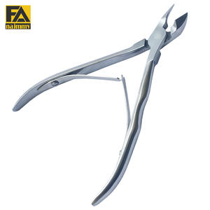 Pince à ongles à cuticules motif russe Double ressort finition polonaise acier inoxydable produits de qualité supérieure - Product Image 3