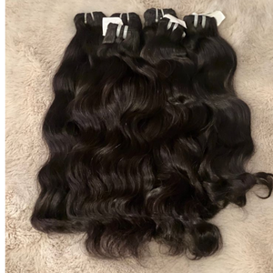 Extensiones de Cabello Humano Virgen Camboyano Premium, Ondulado, Remy, con Doble Trama a Máquina, Cabello a Granel con Compatibilidad con Todos los Colores - Product Image 5