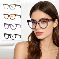 Fabricants de montures de lunettes optiques laminées personnalisées, montures de lunettes écologiques en acétate multicouche de haute qualité