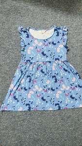 เดรสแฟชั่นผ้าฝ้ายแขนกุดสำหรับเด็กผู้หญิงเดรสสำหรับงานปาร์ตี้ของเด็กทารกสไตล์ฤดูร้อน - Product Image 4