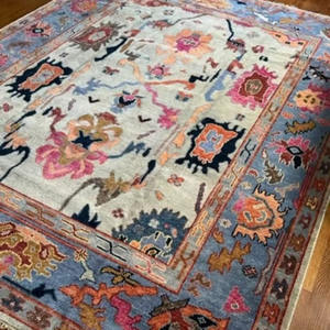 Alfombra bordada de seda de bambú de lana anudada a mano de alta calidad, alfombras abstractas para decoración del hogar, sala de estar, puerta, Oficina de oración - Product Image 1