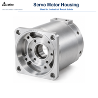 Boîtier de moteur servo usiné sur mesure par CNC, usinage de précision en aluminium, tournage, composants mécaniques OEM