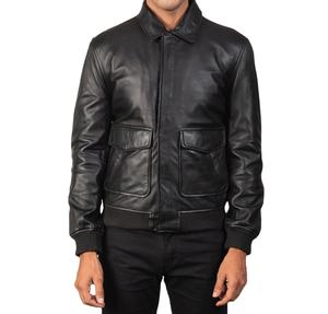 Vente en gros de veste d'hiver brodée personnalisée de haute qualité veste en cuir coupe-vent pour homme vestes au design personnalisé pour hommes - Product Image 4