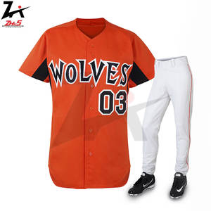 Uniformes de sublimation d'équipe de softball pour jeunes maillots de baseball personnalisés ensembles d'uniformes conceptions personnalisées pour les jeunes - Product Image 4