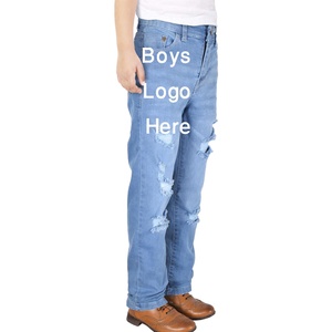 100% orienté vers l'exportation unisexe garçons enfants Denim jean pantalon en gros OEM Type approvisionnement de haute qualité durable enfants Denim de BD - Product Image 2