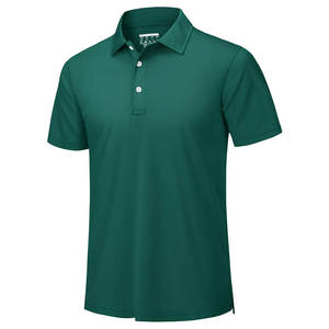 Polo homme slim fit tendance en coton, col classique, pour tenue décontractée et de golf, vente en gros - Product Image 4