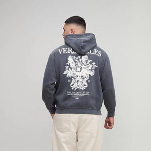 เสื้อกันหนาวมีฮู้ดสำหรับผู้ชายและผู้หญิงผ้าฝ้ายมีฮู้ดซักกรดสำหรับ2025เครื่องแต่งกายแบบใหม่ออกแบบโลโก้ได้ตามต้องการ - Product Image 1