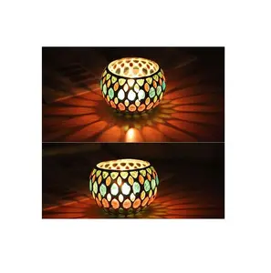 Персонализированная мозаичная ручная основа Турецкая настольная лампа в стиле ретро, спальня, гостиная, ресторан, гостиничный светильник, домашнее освещение