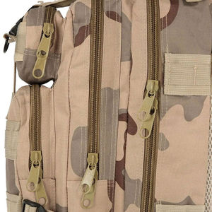 Sac à dos tactique de sport en nylon de grande capacité de haute qualité avec fermeture éclair pour le camping sauvage et l'équipement de défense personnelle de randonnée - Product Image 4