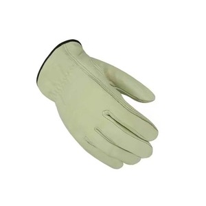 Guantes de trabajo de cuero de vaca de diseño personalizado para hombre, guantes de seguridad, guantes de soldadura - Product Image 6