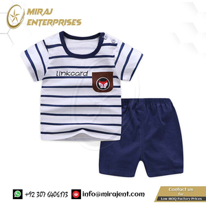 เสื้อผ้าเด็กชายเย็นสีเขียวเสื้อยืด + กางเกงขาสั้นเสื้อผ้าเด็กวอร์มเด็กเสื้อผ้าเด็กสบายๆเสื้อผ้าเด็กชุด 2 ชิ้น - Product Image 6