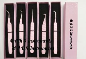 Pince à cils durable en acier inoxydable de haute qualité avec pointe pointue avec emballage en boîte - Product Image 6