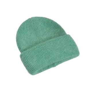 หมวกไหมพรมสำหรับผู้หญิงหมวกแฟชั่นผ้าโพลีเอสเตอร์ผ้าฝ้ายสำหรับผู้ใหญ่สีสันสดใส - Product Image 3