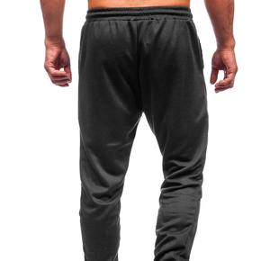 Pantalon de survêtement respirant taille haute pour hommes, meilleure qualité, pantalon de sport cargo droit uni avec logo personnalisé, couleur personnalisée, décontracté, fitness OEM - Product Image 4