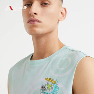 OEM Hommes à capuche col en V Fitness gilet de haute qualité coton/polyester respirant course Logo personnalisé en gros Gym Active Wear - Product Image 2