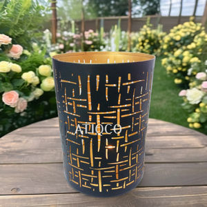 Soporte votivo de hierro negro de diseño moderno, soporte de vela de Metal atractivo más vendido, soporte de candelita indio para decoración del hogar - Product Image 4