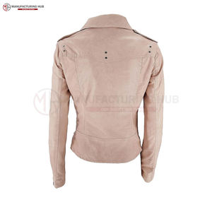 Breathable Cotton Long Coat Parka Pu Leather <b>Jacket</b> For Women Heavy Leather <b>Jackets</b> Custom Logo Ladies Coats - Product Image 3