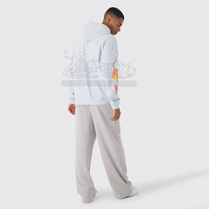 À la mode Hommes Bouffée Impression À Capuche Offre Spéciale OEM Service 100% Coton Tissu Hommes Bouffée Impression À Capuche - Product Image 5