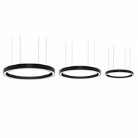 Éclairage LED annulaire pour bureau à plan ouvert, suspension de 800 mm, lampe sans soudure, zone de travail moderne