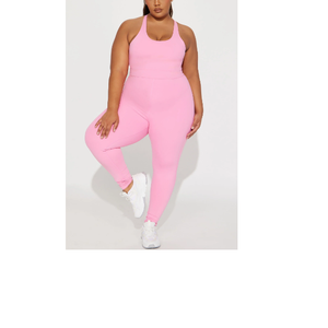 จั๊มสูทแขนกุดคอของผู้หญิงทรงสกินนี่ลำลองสีพื้นชุดจั๊มสูทสำหรับผู้หญิงเปลือยหลังตัวยาวแบบเต็มตัวจากผู้จำหน่าย BD - Product Image 6