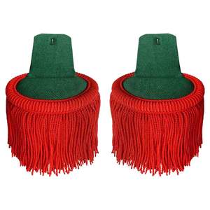 Epaulettes Edición Suecia Doradas con Flecos de Cordón Plateado, Hombrera de General o Mariscal, Tipo Reglamentario de 1844 - Product Image 4