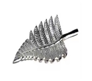 Plateau à feuilles en aluminium coulé à la main pour la décoration de la cuisine Plateau de service de fruits décoratif de table de fête de haute qualité à vendre - Product Image 4