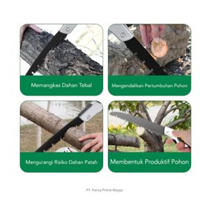 Sierra de Podar Plegable de Alta Calidad de 25 cm de Acero Inoxidable |   Sierra de mano portátil para jardín, mango de goma con agarre ergonómico para cortar ramas - Product Image 5