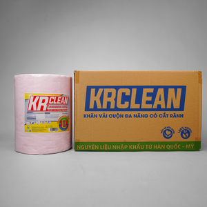 Krclean Chiffons de nettoyage industriels écologiques de haute qualité, rouleau de serviettes de lavage de voiture de style uni, lingettes pour salles blanches, tissu non tissé - Product Image 1