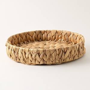 Hand weave serving <b>trays</b> for hotel resort restaurant great quality water hyacinth <b>tray</b> organizer - Product Image 4