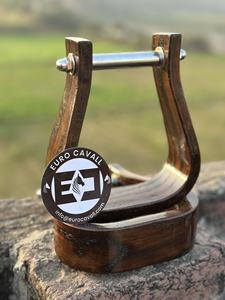 อานม้าไม้สไตล์ตะวันตก พร้อมพื้นยางกันลื่นสีเข้ม  ออกแบบตามสั่ง OEM - Product Image 2