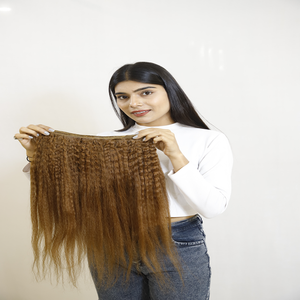 Extensiones de cabello rizado camboyano crudo de alta calidad al mejor precio del exportador de la India Extensiones de cabello humano - Product Image 4