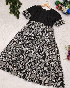 This Beautiful Soft Cotton Flare Made With Beautiful Blend of Kalamkari Print - Product Image 1