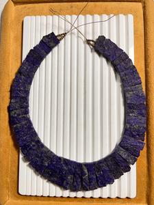 Collar en bruto de labradorita natural, lapislázuli, aguamarina, piedra preciosa de forma elegante para la fabricación de joyas, piedras semipreciosas - Product Image 2