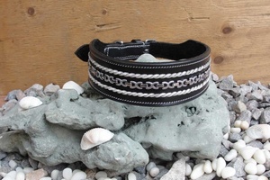 Collier pour animaux de compagnie Colliers de chien en cuir de luxe solide de luxe écologique de haute qualité avec rembourrage doux et solide pour animaux de compagnie - Product Image 3