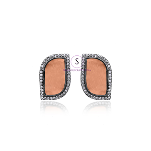 Nouveauté 2024 boucles d'oreilles chandelier de style indien avec clous en argent oxydé boucles d'oreilles en pierres précieuses pour femmes et filles - Product Image 1