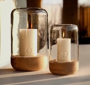 Lanterne décorative d'intérieur en métal, décoration de la maison, lanterne en bois décorative pour le jardin et la maison avec dessus en fer, lanterne classique conçue - Product Image 3