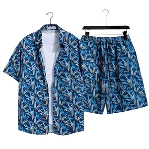 Traje de abrigo de verano con estampado informal para hombre de talla grande más vendido, algodón duradero, características transpirables y de secado rápido - Product Image 1
