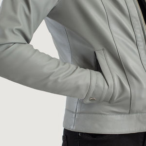 Chaqueta Bomber Transpirable de Cuero Genuino para Hombre y Mujer, con Estampado Frontal, Impermeable y Resistente al Viento, Nueva Colección Otoño Invierno, Precio Bajo - Product Image 3
