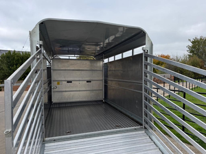 Livraison Rapide Remorque Agricole pour Bétail 14 pieds 7x12 7x14 6x12 6x14 Remorque Agricole Robuste Meilleure Offre Promotionnelle - Product Image 6
