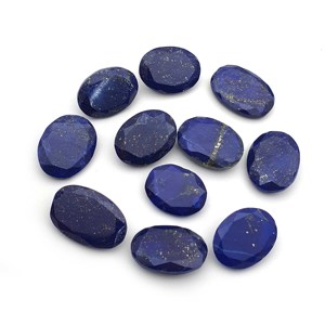 Lapislázuli-piedra lapislázuli de corte ovalado, Gema suelta, mezcla de tamaños, lapislázuli Natural para fabricación de joyas - Product Image 3