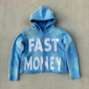 Sudadera con capucha en blanco de algodón de alta calidad, ropa de gimnasio, sudaderas con estilo para Fitness para hombres, jersey de lana sólida, sudaderas con capucha y sudaderas para hombres - Product Image 3