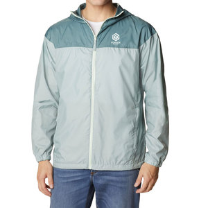 Chaqueta Cortavientos de Invierno con Capucha de Lona para Hombre, Talla Grande, Transpirable, con Logotipo Frontal, Ecológica - Product Image 1